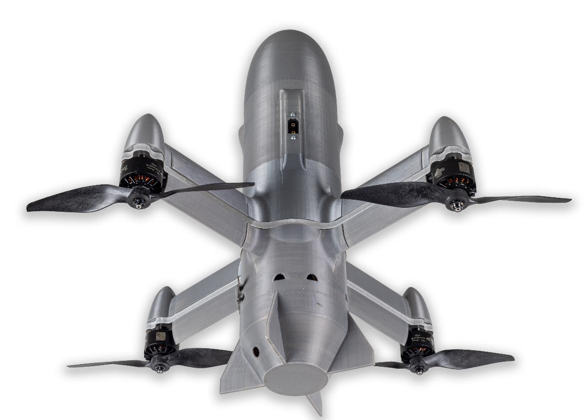 Star-Poni interceptor drone top view